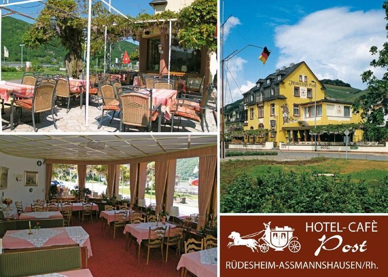 Hotel Café Post Rüdesheim am Rhein Esterno foto